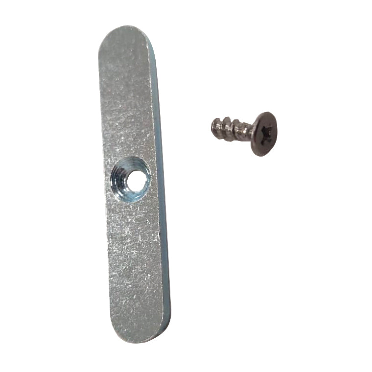 Cortina strip met schroef tbv accu kap E-Common Int.