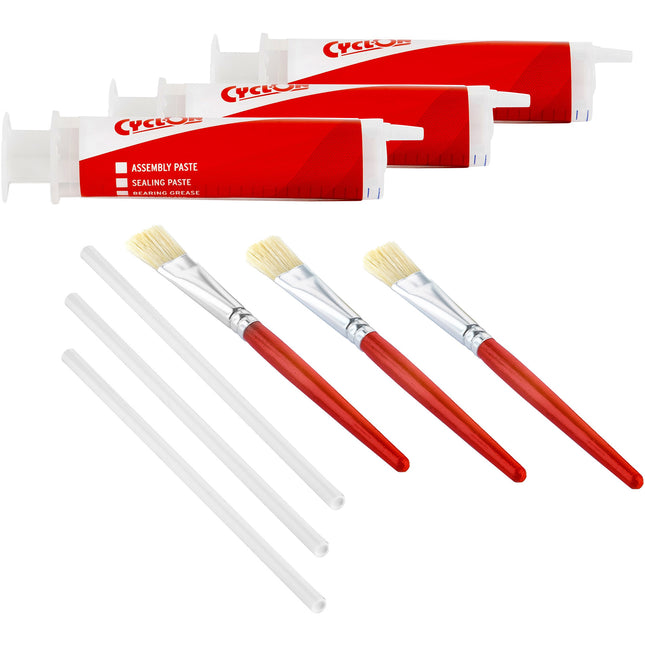 CyclOn Grease Bar Accessories 3 spuitjes en 3 kwastjes