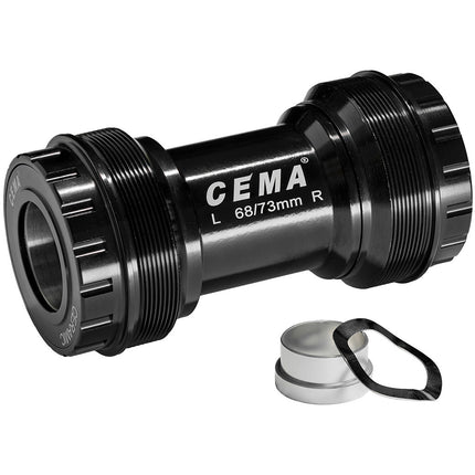 Boîtier de pédalier CEMA T47 SRAM GXP SG3 céramique revêtue noir