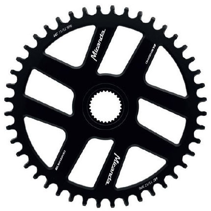 Miranda Bosch 4 tandwiel 36T D1 DM 47.5mm aluminium zwart