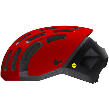 Catlike racehelm Whisper II maat S mat rood/glans zwart