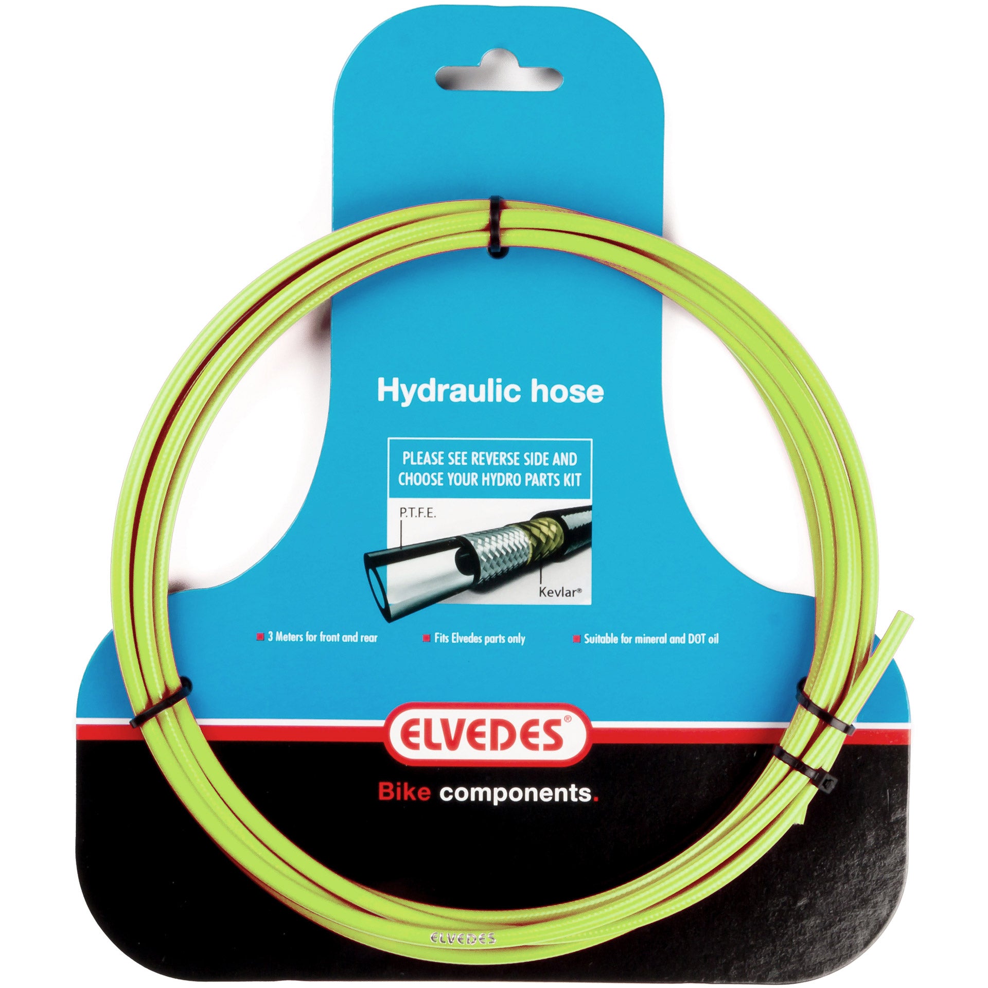 Elvedes Hydro slang 3 mtr PTFE groen 2011011