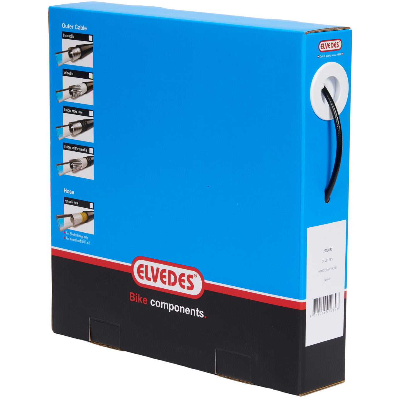 Elvedes Hydro slang 20m PTFE zwart 2012030