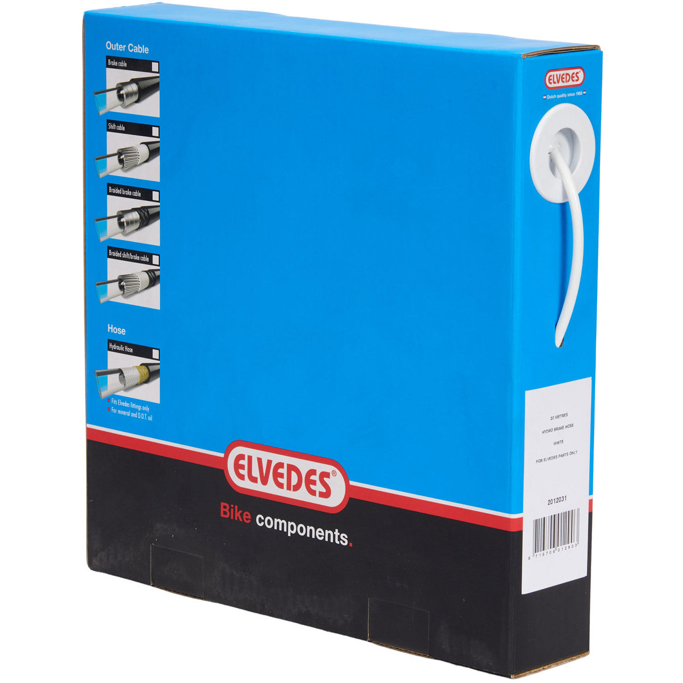 Elvedes Hydro slang 20m PTFE wit 2012031
