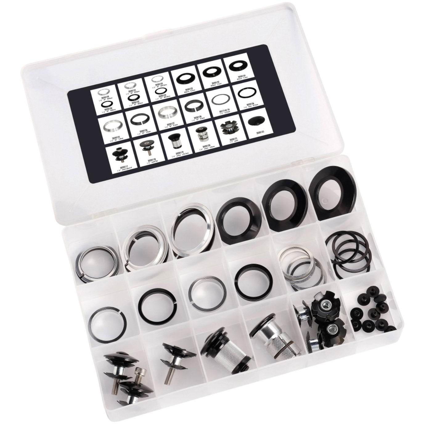 Elvedes assortimentsdoos headset onderdelen