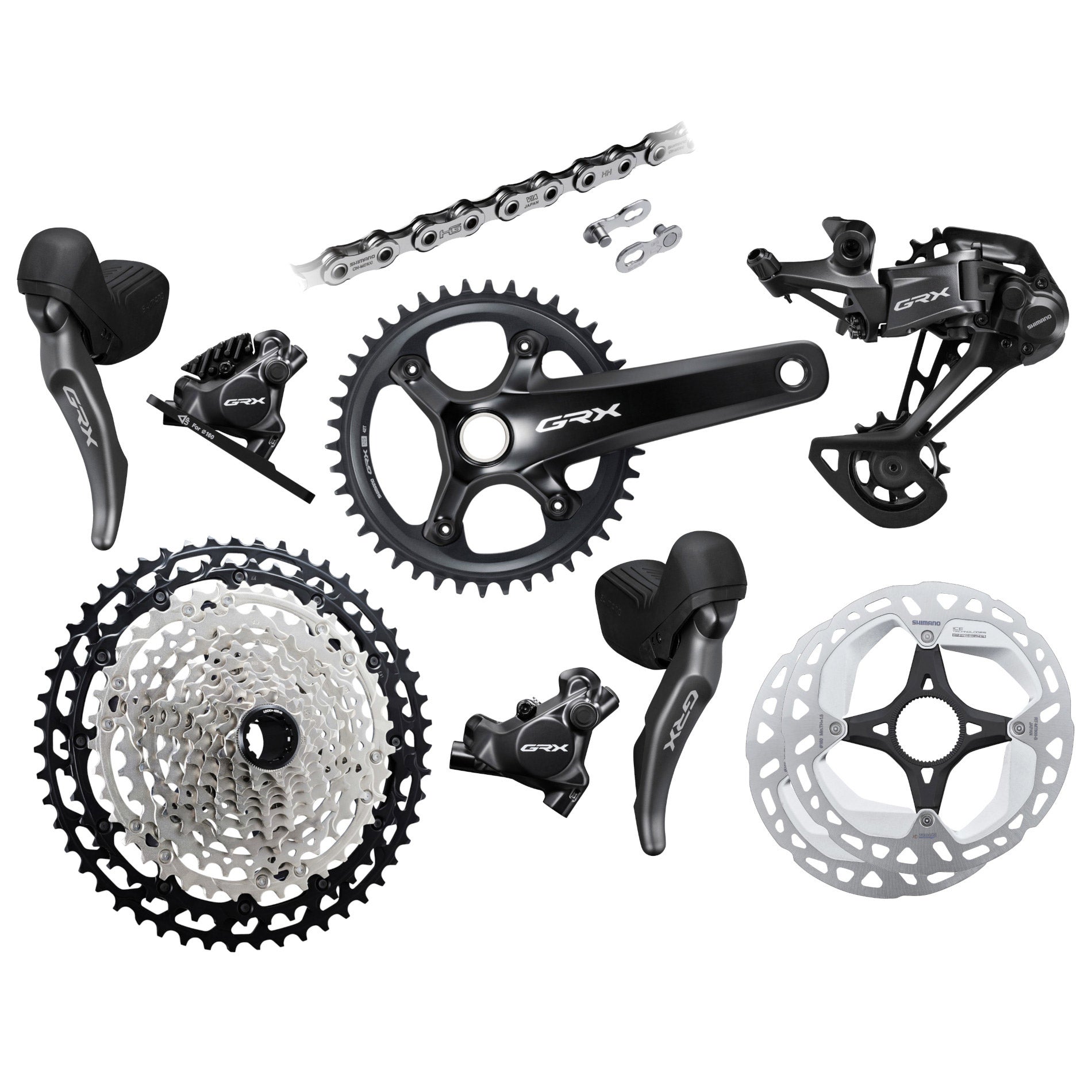 Shimano groepset GRX RX820 1x12v