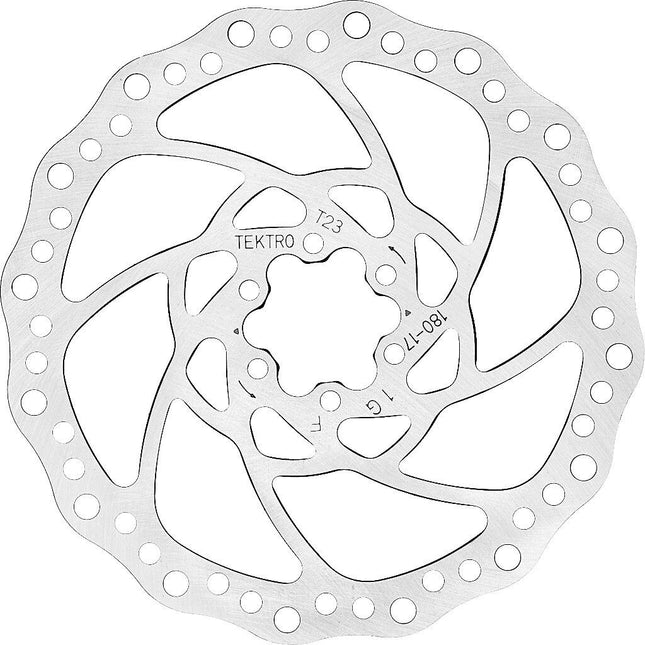 Tektro remschijf TR180-17 ø180/2.3mm zilver