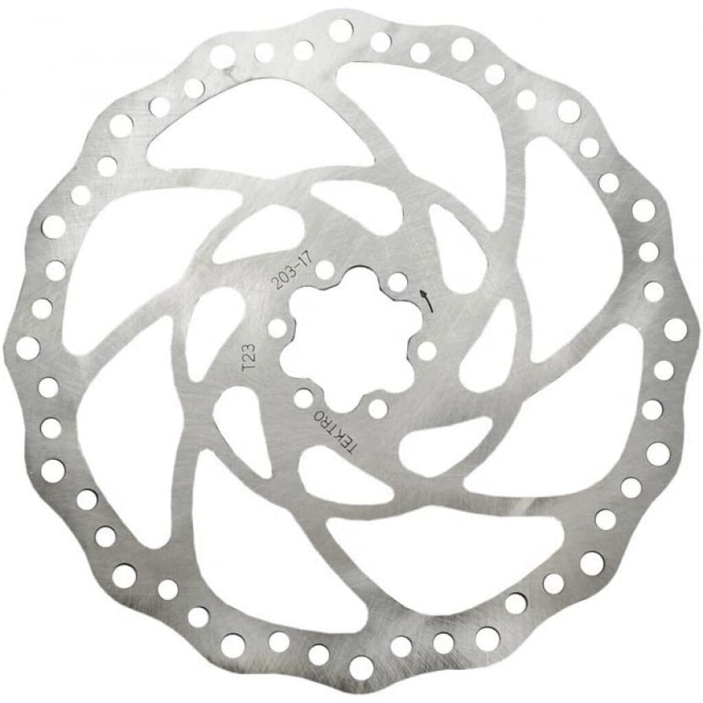 Tektro remschijf TR203-17 ø203/2.3mm zilver