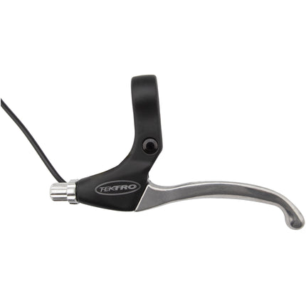 Levier de frein Tektro E-Bike gauche avec câble/connecteur noir/argent. OEM