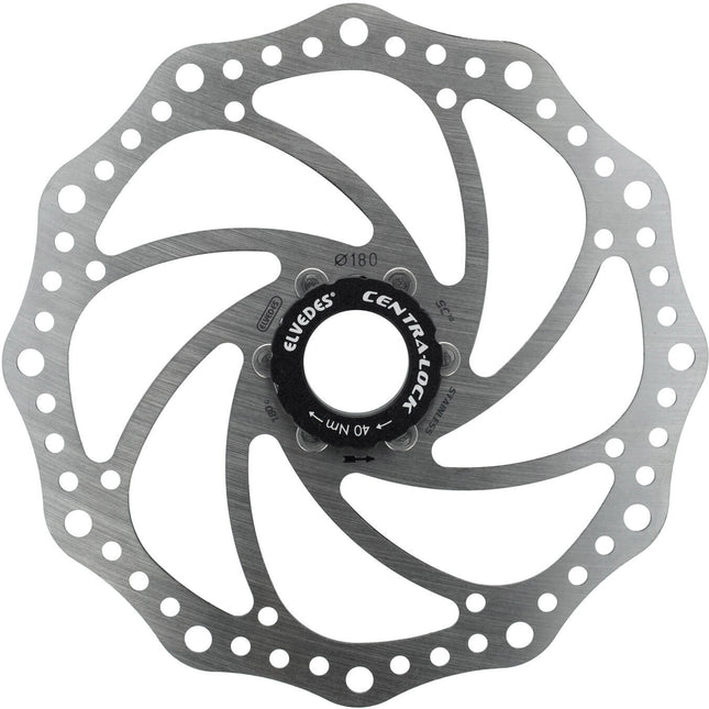 Elvedes SC18 RVS rotor 180mm  180g centerlock