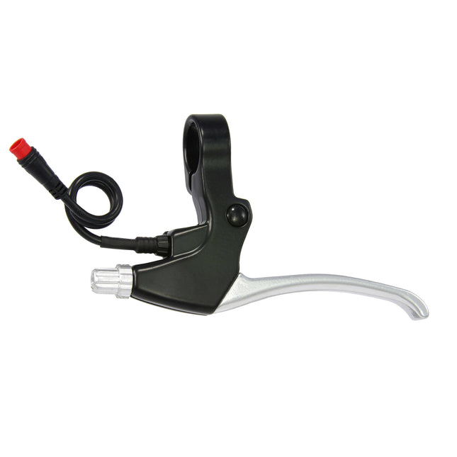 VWP Remgreep E-Bike links OEM met snoer en stekker zw/zilver