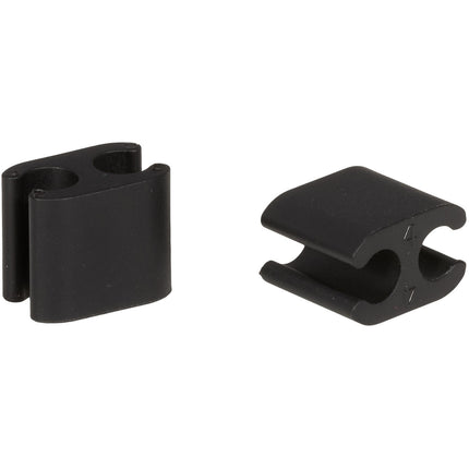 Elvedes kabelclips duo zwart 4,1+5mm plastic(p/10)CP2020103