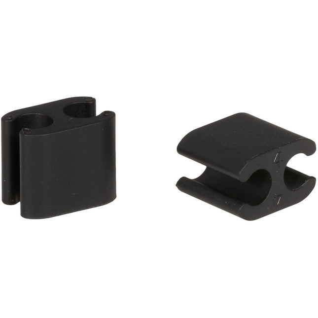 Elvedes kabelclips duo zwart 4,1+5mm plastic(p/10)CP2020103