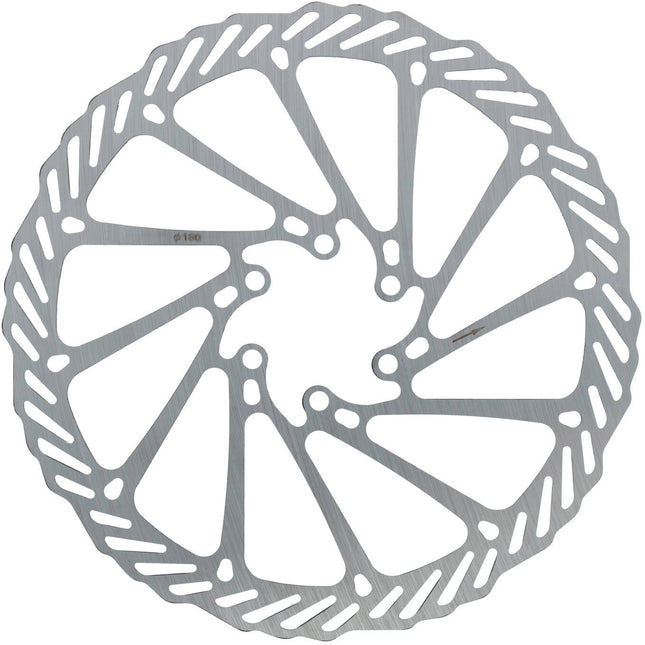 Elvedes rotor HP18 180mm 6 gaats met RVS bouten