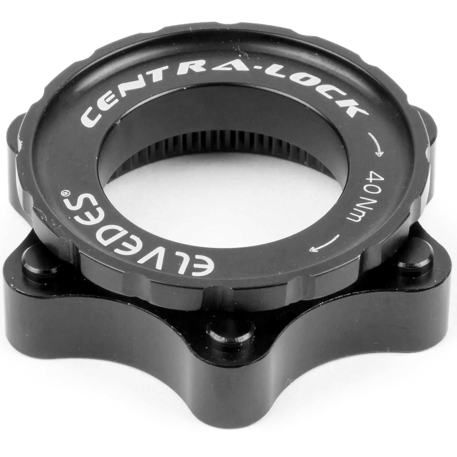 Elvedes center lock +sluitring zwart 6 gaats CP2012048