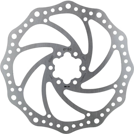 Rotor Elvedes SX18 180mm 151g 6 trous+vis acier inoxydable 6821