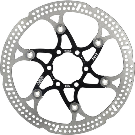 Elvedes floating rotor 160mm 108g 6 gaats+bout zw 2015146