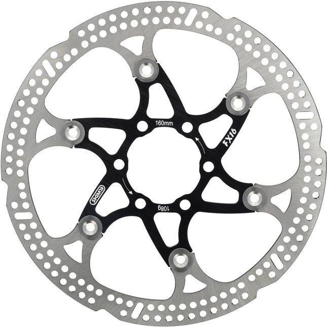 Elvedes floating rotor 160mm 108g 6 gaats+bout zw 2015146