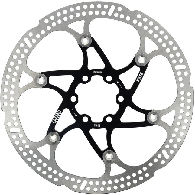 Elvedes floating rotor 180mm 132g 6 gaats+bout zw 2015149