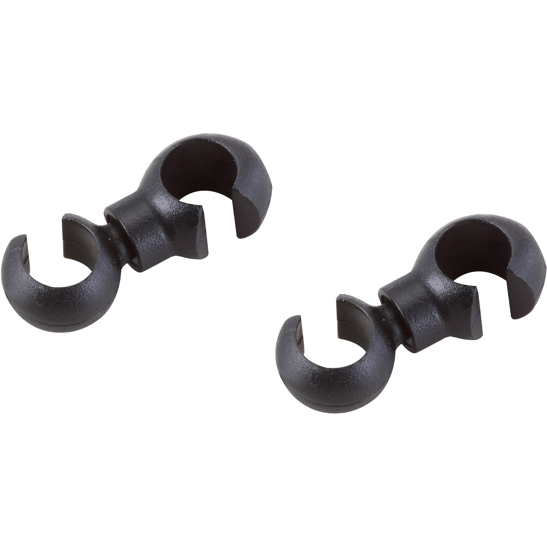 Elvedes roteerhaken 4,3-5mm PVC zwart (50x) ELV2015141