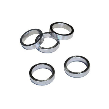 VWP Entretoise de jeu de direction aluminium 8 mm 1.1/8" argent p/5