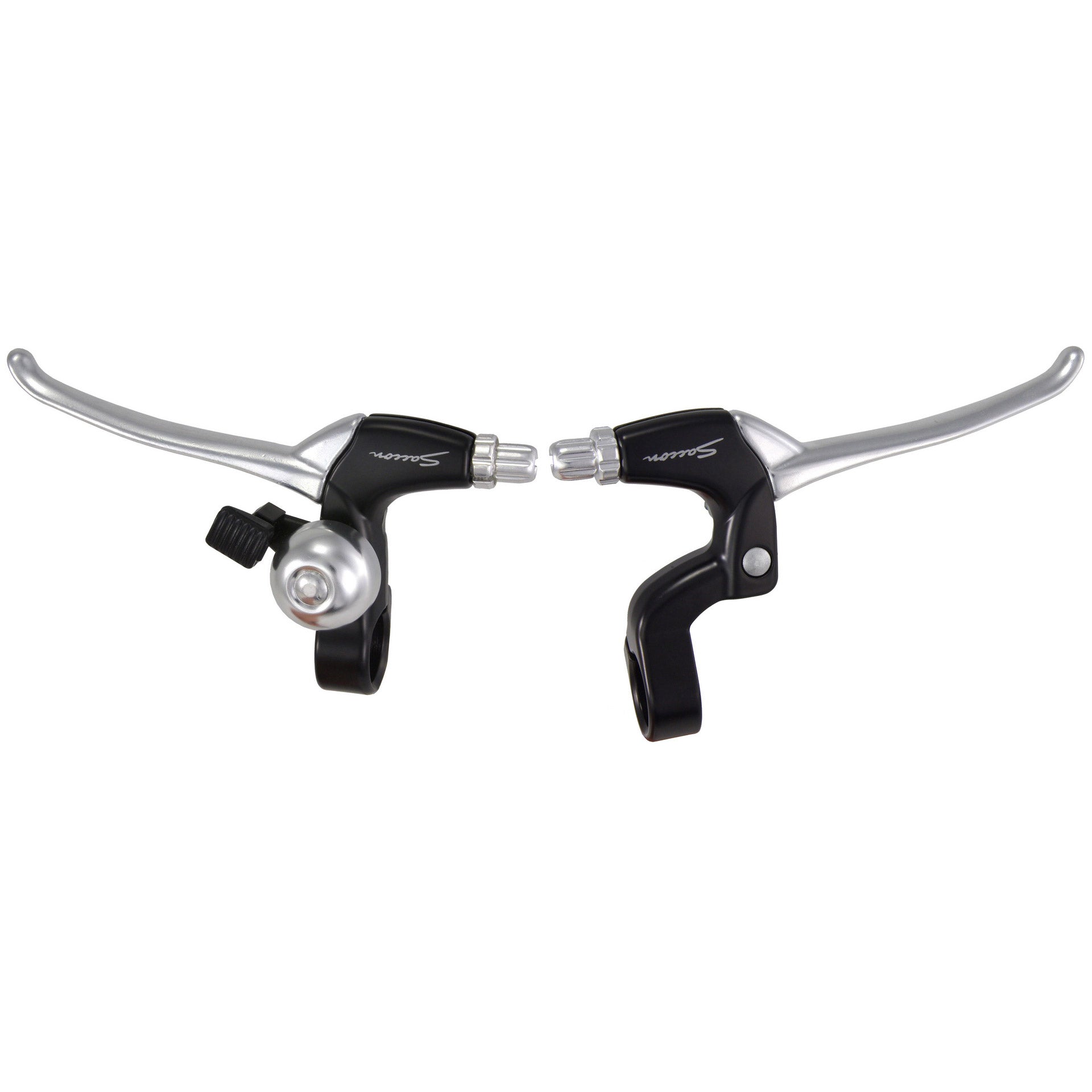 VWP Saccon Remgreepset met bel Shimano Nexus 7V zwart/zilver