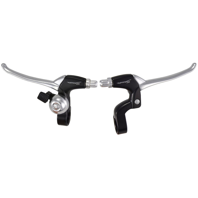 VWP Saccon Remgreepset met bel Shimano Nexus 7V zwart/zilver