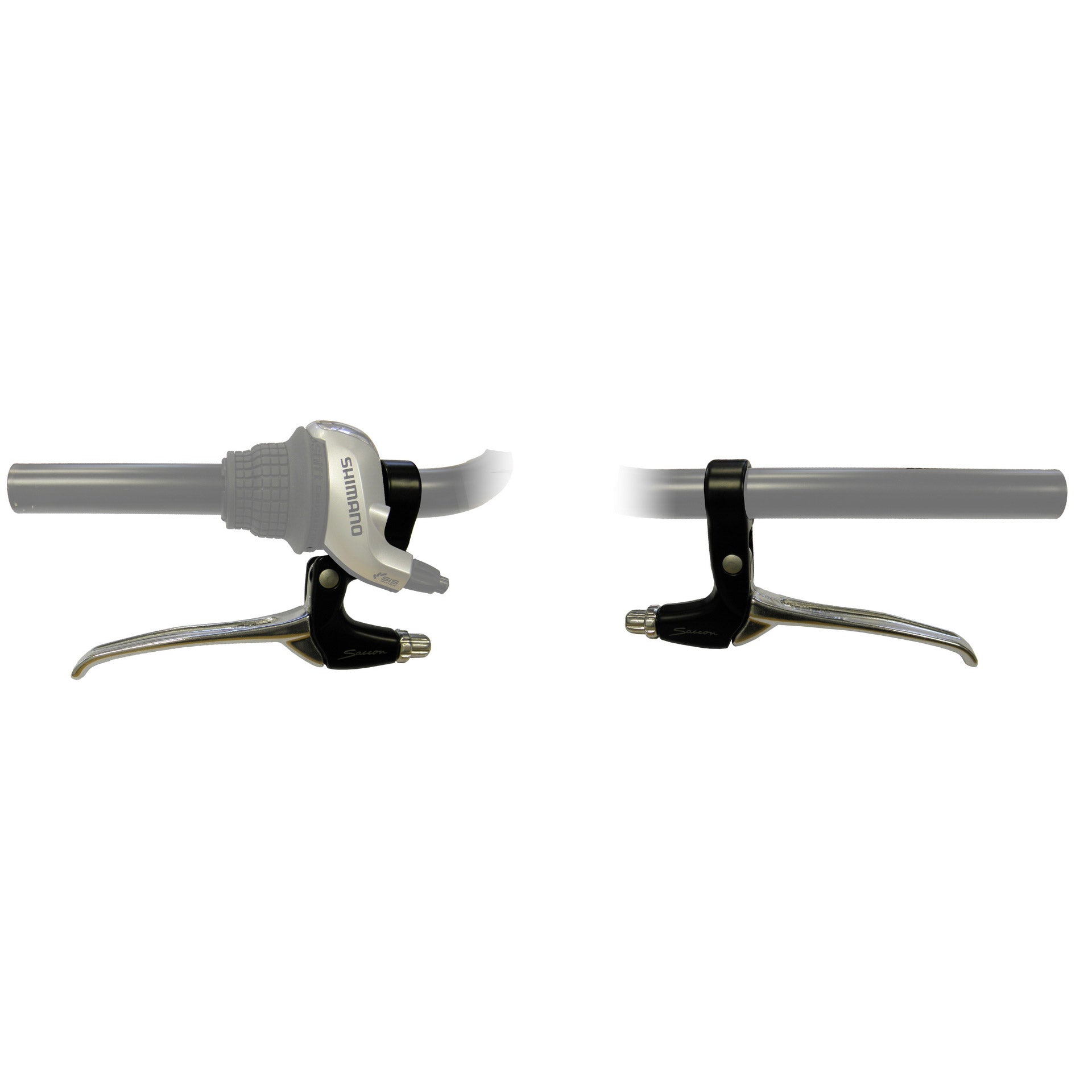 VWP Saccon Remgreepset voor Shimano Nexus 7V zwart/zilver