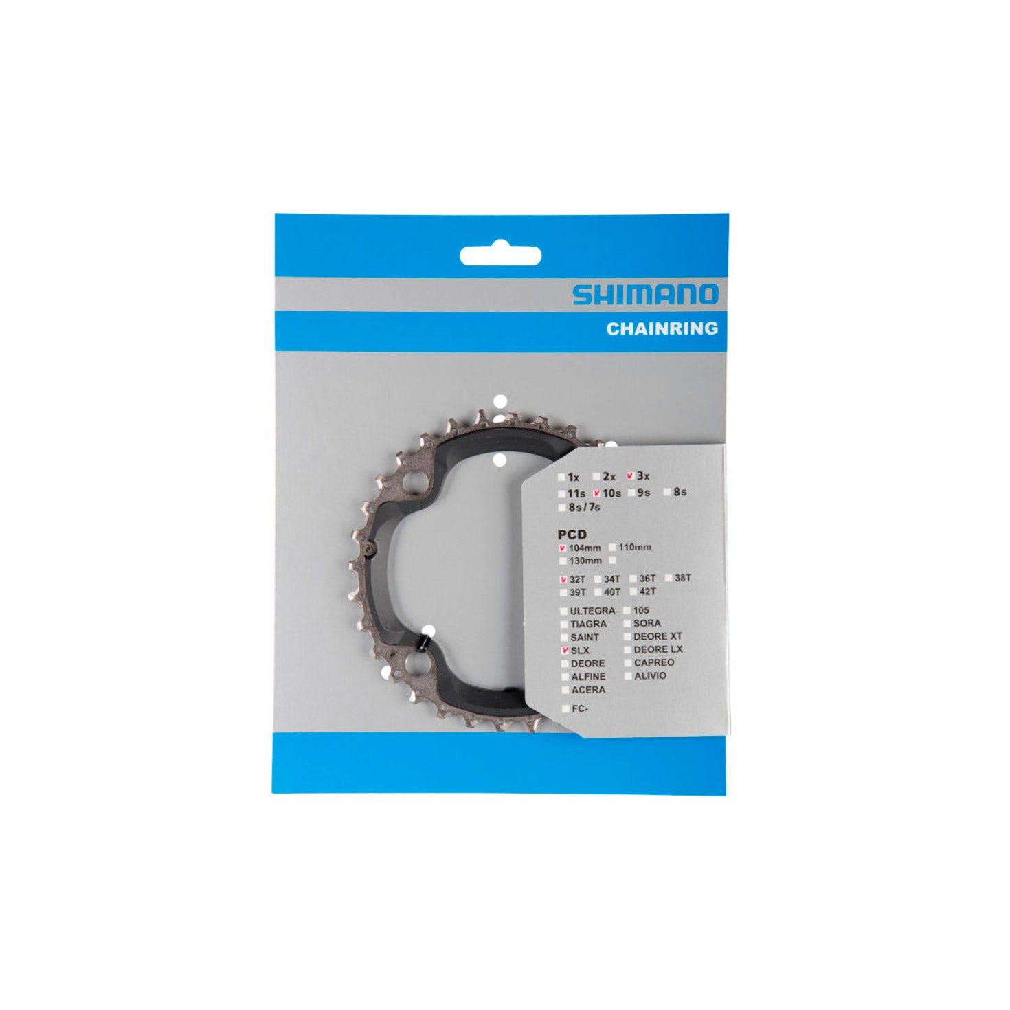 Shimano kettingblad SLX  32T 10v