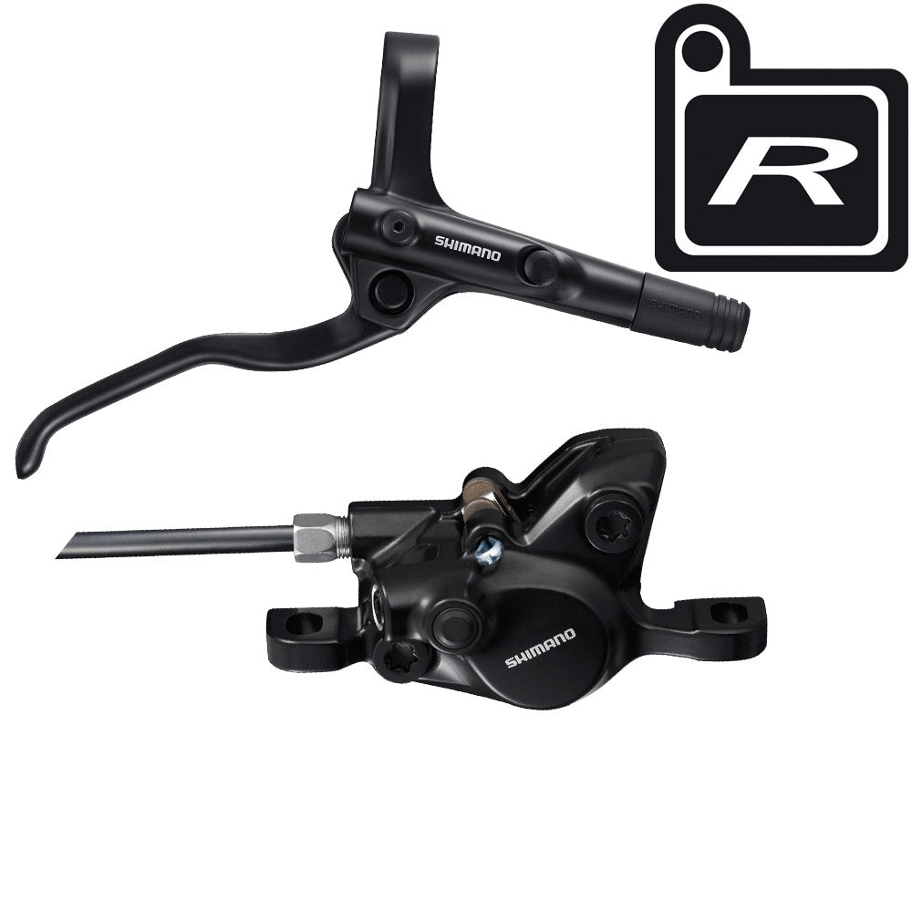 Shimano schijfremset (achter) MT200 zwart 170cm