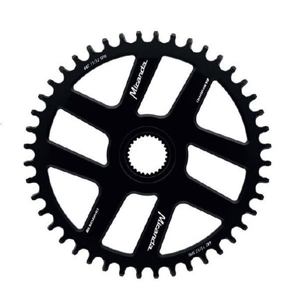Miranda tandwiel 38T Bosch Gen4 47,5mm zwart aluminium