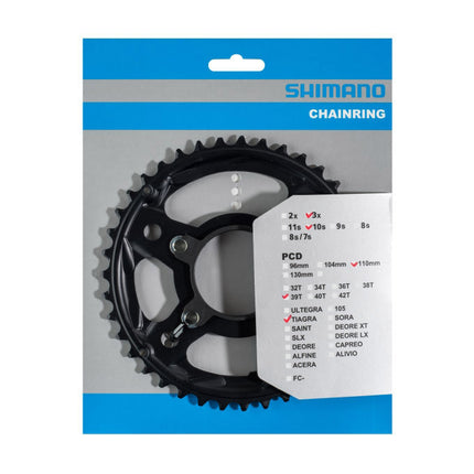 Plateau Shimano Tiagra 10V 39T Y1RD98050 FC-4703