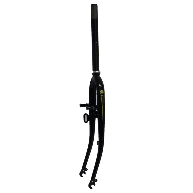 Voorvork 28" 1" draad uni-kroon CL DH TR/RB zwart