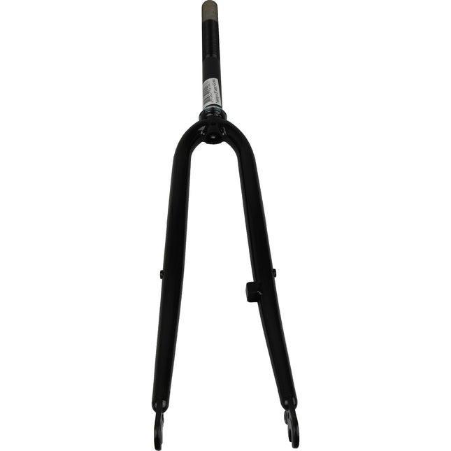 Voorvork 28" uni-kroon met trommelnok zwart