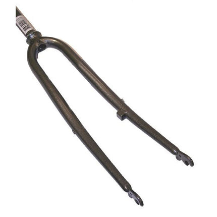 Voorvork 28" 260mm uni-kroon met trommelnok grijs