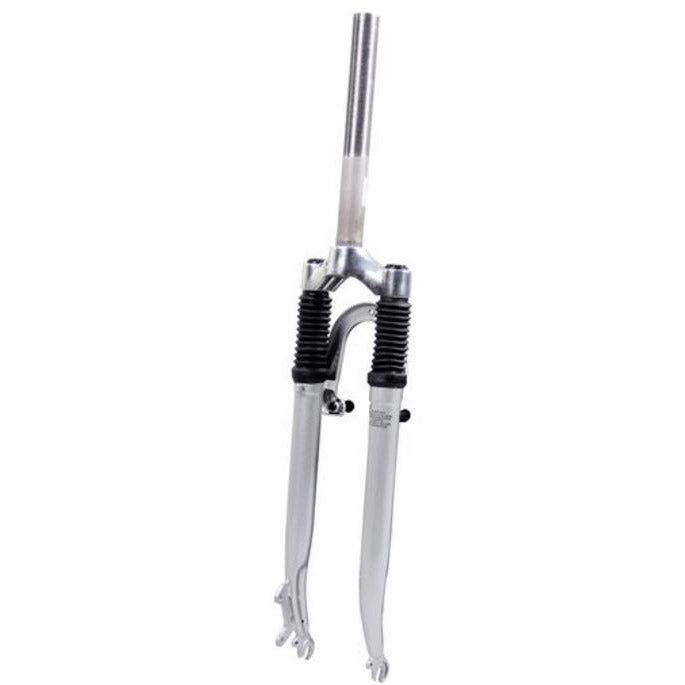 Voorvork verend 28" 250mm 1/8draad voor remschijf zilver