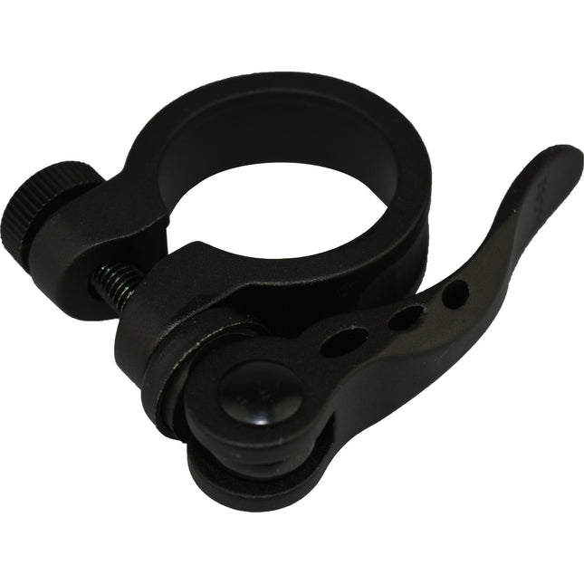 VWP zadelpenklem snelspanner 25,4mm zwart