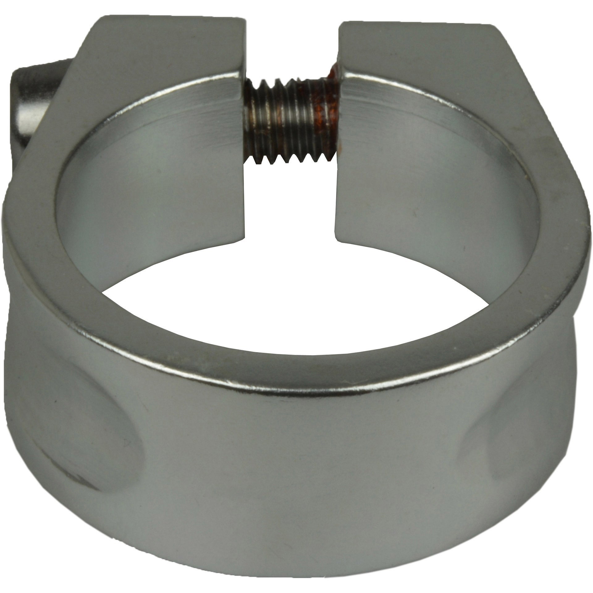 White Label zadelpenklem inbusbout 34,9mm alu zilver