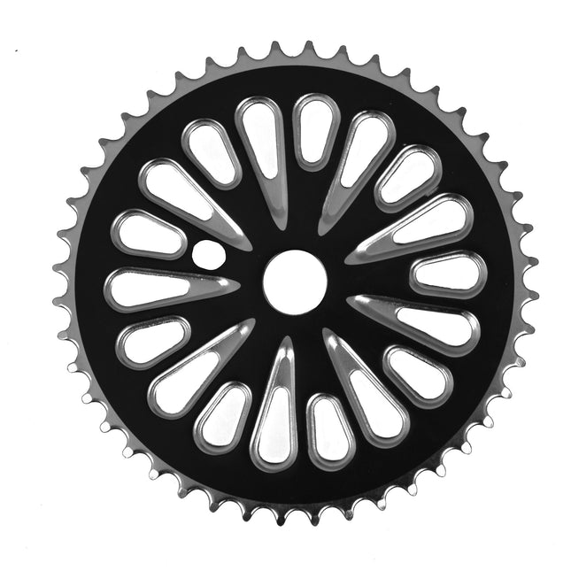 Kettingblad BMX 44T one-piece staal zwart