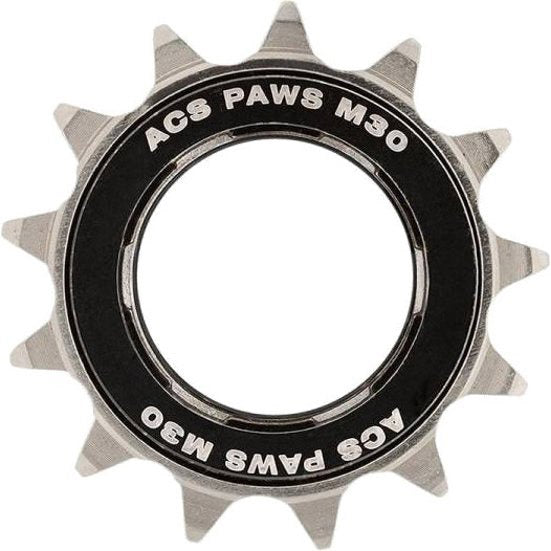 Freewheel BMX 13t 3/32 ACS Paws M30 x 1mm nikkel zwart