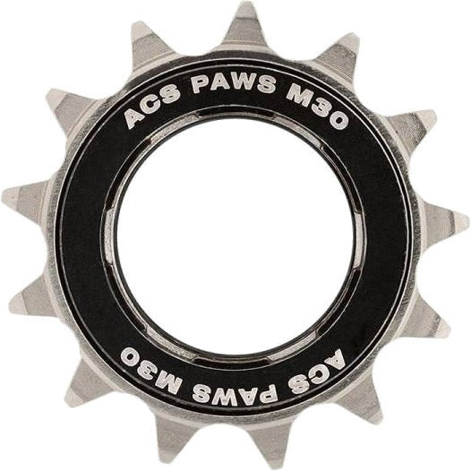 Freewheel BMX 15t 3/32 ACS Paws M30 x 1mm nikkel zwart