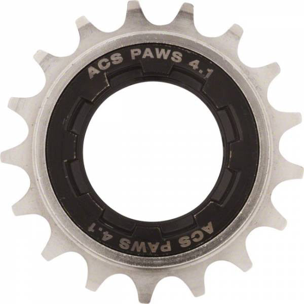 Freewheel BMX 17t 3/32 ACS Paws 4.1 BSA nikkel zwart