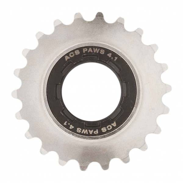 Freewheel BMX 22t 3/32 ACS Paws 4.1 nikkel zwart