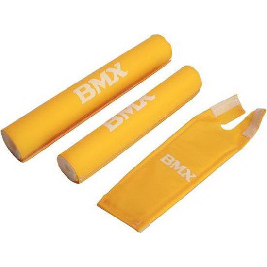 Pad set BMX compleet geel