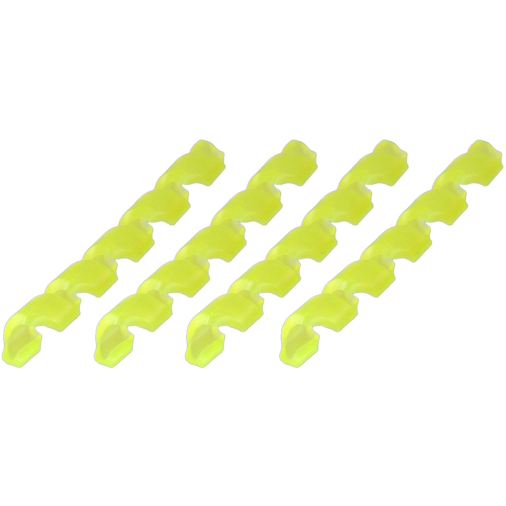 Saccon kabel/frame beschermer groen neon (4 stuks)