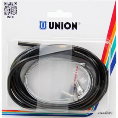Union brake cable 2 nipples