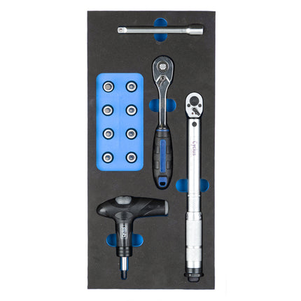 Cyclus foam 4 inclusief momentsleutels maat S blauw