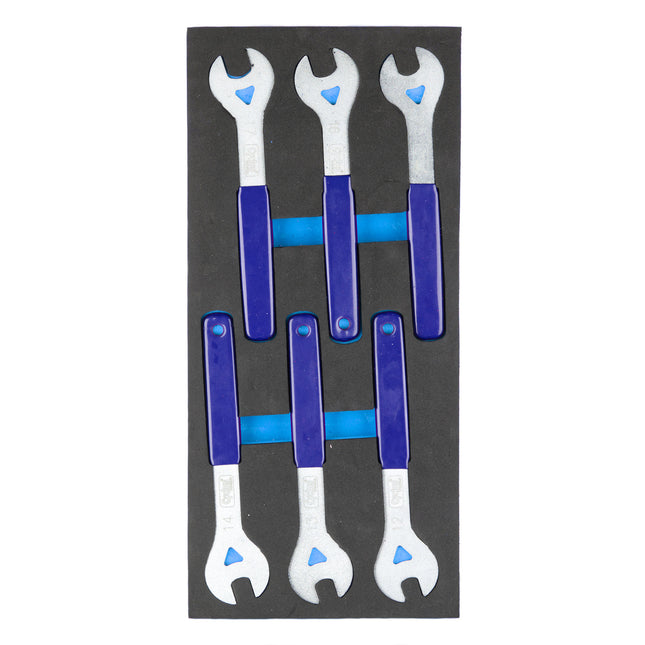 Cyclus foam 5 inclusief conussleutels maat S blauw