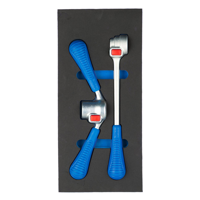 Cyclus foam 7 inclusief Snap-in houders maat S blauw