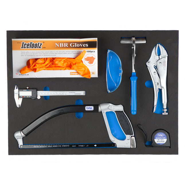 Cyclus foam 10 inclusief diversen set-A maat L blauw